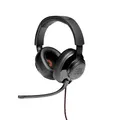Produktbild: JBL Quantum 200 Over-Ear Gaming Headset – Wired 3,5 mm Klinke und PC-Splitter – Mit hochklappbarem Boom-Mikrofon – Kompatibel mit vielen Plattformen – Schwarz