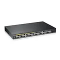 Produktbild: ZyXEL GS1900-48HP V2 48-Port GbE 2x SFP Smart Switch, PoE+ 170W Rackmount Metall
