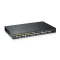 Produktbild: ZyXEL GS1900-48HP V2 48-Port GbE 2x SFP Smart Switch, PoE+ 170W Rackmount Metall