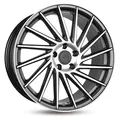 Produktbild: 1x KESKIN WHEELS KT17 HURRICANE palladium front polished 8.0Jx18 5x112 ET45