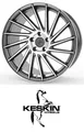 Produktbild: 4x Keskin KT17 8x18 5/112,0 ET45 Palladium Front Polish