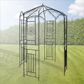Produktbild: Dema Metall Pavillon 160x160x250 cm Gartenpavillon Wien Metallpavillon 14239