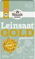 Produktbild: Gold-Leinsaat geschrotet glutenfrei Bio 12 x 200 g