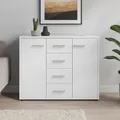 Produktbild: Sideboard Nina mit 4 Schubladen Weiß