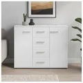 Produktbild: HTI living Sideboard Nina mit 4 Schubladen Weiß Anrichte Kommode Schrank