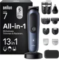 Produktbild: Braun Multigroom All-in-One Series 7, 13-in-1 Trimmer-Set 7, AIO7565, Blau