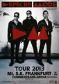 Produktbild: Depeche Mode - Frankfurt, Frankfurt 2013 » Konzertplakat/Premium Poster | Live Konzert Veranstaltung | DIN A1 «