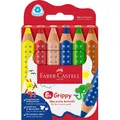 Produktbild: Faber-Castell Wachsmalstift Grippy (6 x) (110630)