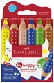 Produktbild: 6 FABER-CASTELL Dreikant-Buntstift Grippy, 6er Kartonetui