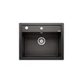 Produktbild: BLANCO DALAGO 6 | Granitspüle aus SILGRANIT schwarz | Einbauart: Einbau von Oben | für 60 cm breite Unterschränke | Großes Beckenvolumen für optimale Nutzung | Reinigungsfreundliche Öberfläche