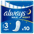 Produktbild: always Maxi Binde ProFresh Night 10