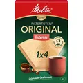 Produktbild: Melitta Filtertüten Gourmet Intense 1x4, Größe 4, naturbraun, 80 Stück