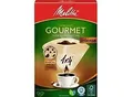 Produktbild: Melitta GOURMET 1x4 Kaffeefilter Braun 80 Stück