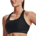 Produktbild: Under Armour BH Mid Crossback Sport Bra Schwarz Polyester Small Damen