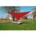 Produktbild: Sonnensegel Sonnenschutz Windschutz Sichtschutz dreieckig 5x5x5 m rot