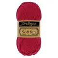 Produktbild: Scheepjes 1592-2617 Softfun Baumwolle Garn, 2617 Jam, 1x50g