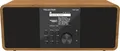 Produktbild: TELESTAR TOP 250 – DAB+/Internetradio (Stereo, 2 × 10 Watt, Bluetooth Sende-/Empfangsfunktion, USB-Aufnahme, Notfallwarnsystem, App-Steuerung) – Holz