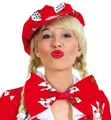 Produktbild: Fries Kostüm Mütze Kölle Alaaf Köln Karneval Fasching Universal Passend Rot Weiß
