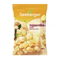 Produktbild: Seeberger Ingwerstücke kandiert: Scharfherbe Würfel der goldgelben Ingwerwurzel süß kandiert - zum Snacken, Dekorieren oder als Backzutat - vegan (1 x 200 g)