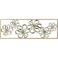Produktbild: Wanddekoration Gold Eisen Blumen Einteilig Handgemacht Modern Wandobjekt Wanddeko Für Schlafzimmer Wohnzimmer Flur Küche Esszimmer