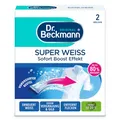 Produktbild: Dr. Beckmann Super Weiß | entfernt Grauschleier | hilft gegen Vergilbungen | die Wäsche wird wieder strahlend Weiß | 2 x 40 g