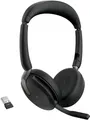 Produktbild: Jabra Evolve2 65 Flex USB-A Kabellose Ohraufliegende Kopfhörer- Schwarz