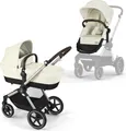 Produktbild: Cybex EOS Lux Kinderwagen (2-in-1 Kinderwagen), Cybex Kinderwagen Gestell:Taupe, Farbe:Seashell Beige