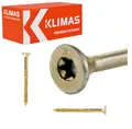 Produktbild: KLIMAS Torx Spanplattenschrauben 3,0 x 40mm - 500 Stück Senkkopf Schrauben Holzschrauben