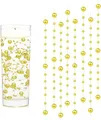 Produktbild: GEFIRE 18 Stück Goldene Wasserperlen Schwimmkerzen Schwimmende Perlen Schwimmende Kerzen Schwimmkerzen für Vase Wasserflaschenfüller, Hochzeit, Tischdekoration (1,2 M)