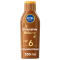 Produktbild: NIVEA SUN Tropical Bronze Sonnenlotion LSF 6 (200 ml), Sonnenschutz für langanhaltende Bräune ohne Selbstbräuner, Sonnencreme mit Carotin-Extrakt und Vitamin E