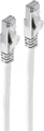 Produktbild: SHVP 75511-SLW - 1 m Patchk.-Flach U/FTP Cat.7-Rohkabel weiß