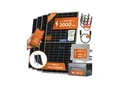 Produktbild: 2000W + Anker 2 PRO Solarway® All In One Balkonkraftwerk mit Speicher 2000W komplett Steckdose - 1,6 kWh Anker Solix 2 PRO Speicher - Solaranlage Komplettset - 500W bifaziale Solarmodule & Anker Speicher & Zubehör