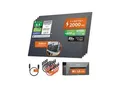 Produktbild: 2000W + Anker 2 PRO Solarway® All In One Balkonkraftwerk mit Speicher 2000W komplett Steckdose - 1,6 kWh Anker Solix 2 PRO Speicher - Solaranlage Komplettset - 500W bifaziale Solarmodule & Anker Speicher & Zubehör