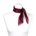 Produktbild: Nickituch Seidentuch aubergine lila Seide 55x55cm