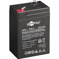 Produktbild: Goobay GO6-4 (4000 mAh, 6 V) - Faston (4,8 mm) Bleiakku