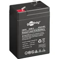 Produktbild: 2x Blei-Gel-Akku 6V 4Ah goobay L70xB47xH101/107mm Anschluß T1/187 (4,8mm) GO6-4