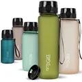 Produktbild: 720°DGREE Trinkflasche 1l Sport “uberBottle“ softTouch +Sieb - BPA-Frei - Wasserflasche für Uni, Arbeit, Fitness, Fahrrad, Outdoor, Job - Sportflasche aus Tritan - Leicht, Stoßfest, Wiederverwendbar