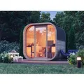 Produktbild: Fjordholz Fass-Sauna Modell Luxe-4 Premium
