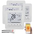 Produktbild: revolt 4er-Set WLAN-Thermostate für Fußbodenheizung, für Siri, Alexa & GA