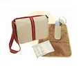 Produktbild: roba Wickeltasche, Tasche inkl. Wickelplatte, Windelbeutel & Flaschenschutz, Canvas beige