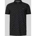 Produktbild: JOOP! Collection Regular Fit Poloshirt mit Label-Stitching Modell 'Paigam' in Black, Größe XL