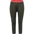 Produktbild: Salewa Damen Cristallo Warm AMR 3/4 Hose (Größe M, oliv)