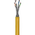 Produktbild: Goobay GHMT-zertifiziertes CAT 8.1 Verlegekabel, S/FTP (PiMF), Gelb (61127)