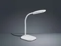Produktbild: Moderne LED Schreibtischleuchte flexibel in Weiß, 36cm hoch mit Touch Dimmer