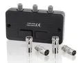 Produktbild: Antennen Umschalter Verteiler SAT Switch Kabel TV DVB-T Weiche HD digital Radio