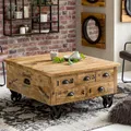 Produktbild: SIT »Rustic« Massivholz Mango Truhen-Couchtisch 1994-04