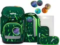 Produktbild: ergobag Schulranzen Lumi-Edition Pack-Set 6-teilig Bärtastisch dunkelgrün