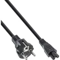 Produktbild: InLine Notebook Netzkabel, 3pol Kupplung 3m schwarz (3 m) (16656K)