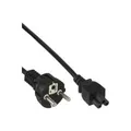 Produktbild: InLine Netzkabel Schuko/Stecker - 3pol/Buchse 3.0 m schwarz (16656K)