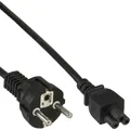 Produktbild: InLine® Netzkabel für Notebook 3pol Kupplung schwarz 3,0m